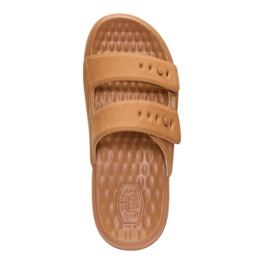 products/45264-21N_WAVE 2 STRAP SLIDE CLASSIC_COGNAC_TOP - HEYDUDE